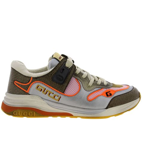 brown and orange gucci sneakers|Gucci sneakers for men.